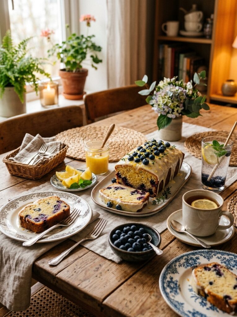 Lemon blueberry loaf cake setup 202606111541