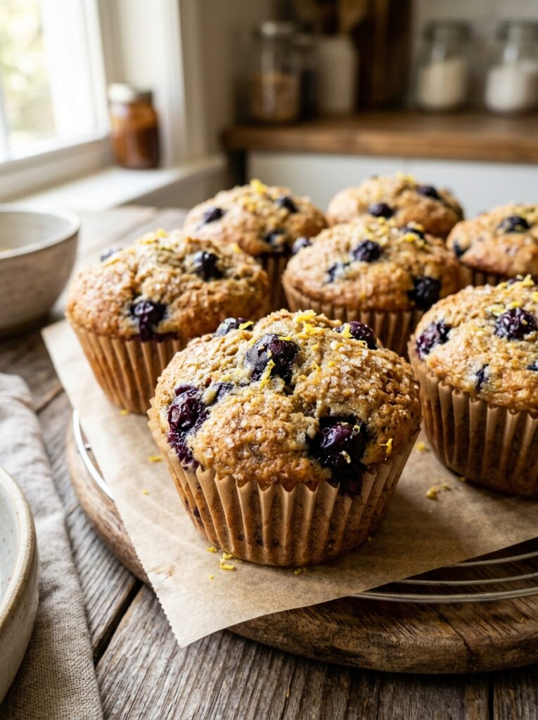 High Protein Lemon Blueberry Muffins: Healthy Breakfast Treat 12 Lemon blueberry muffins recipe 202605142055