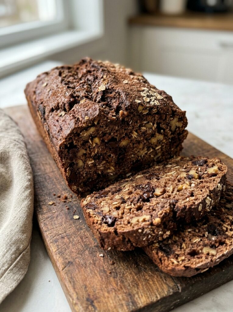 High Protein Mocha Breakfast Loaf 1 Mocha breakfast loaf with ingred… 202605231407