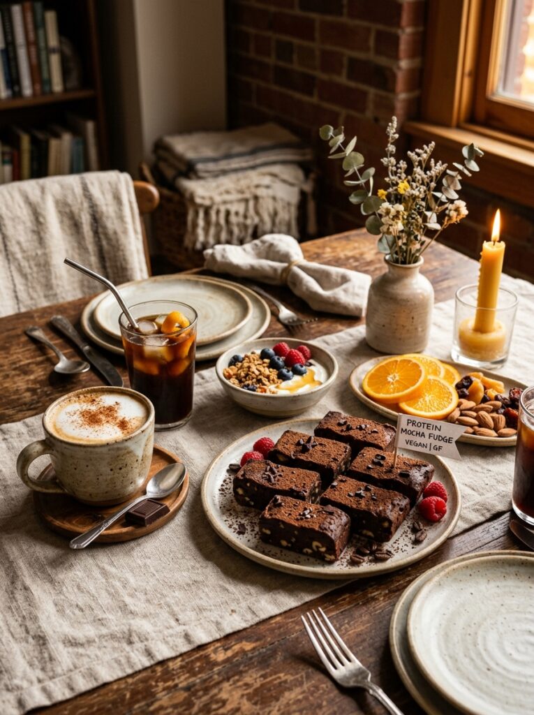 high protein mocha fudge bars 15 Mocha fudge bars setup drinks 202605250106