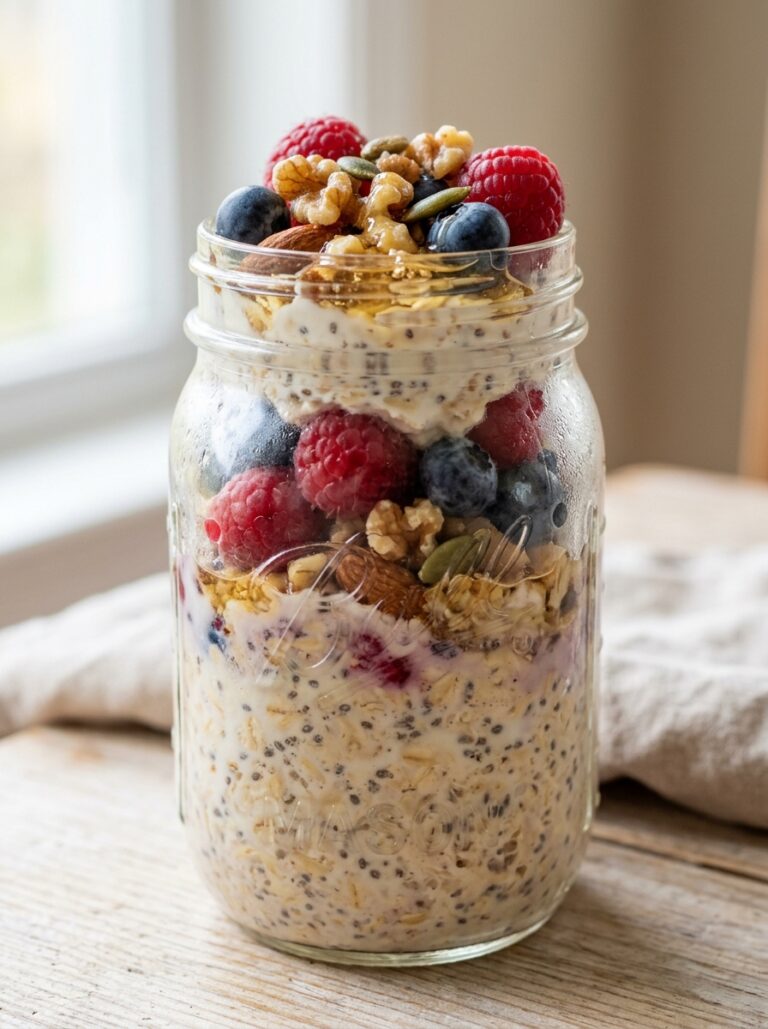 high protein overnight oats jar 17 Overnight oats jar recipe 202606021526