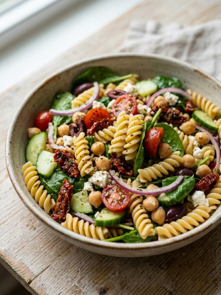 Pasta salad with chickpeas 202606041601