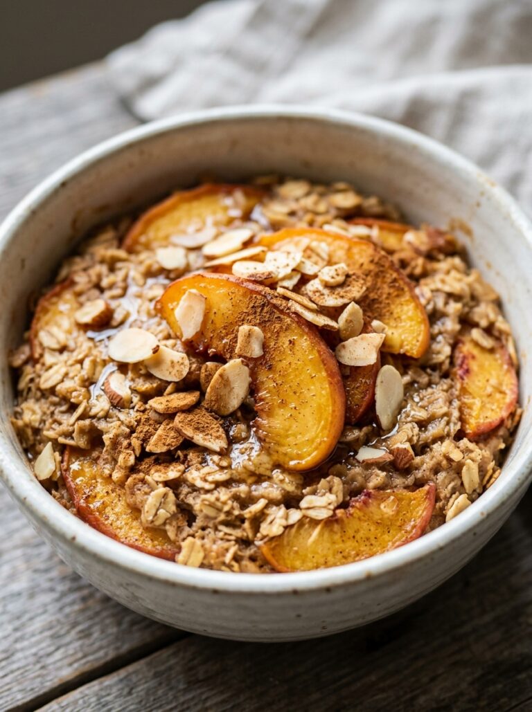 Peach cobbler oats recipe 202605311441