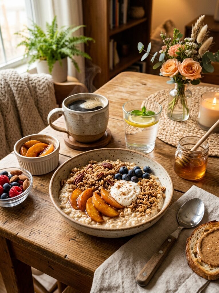 Peach cobbler oats setup 202605311441