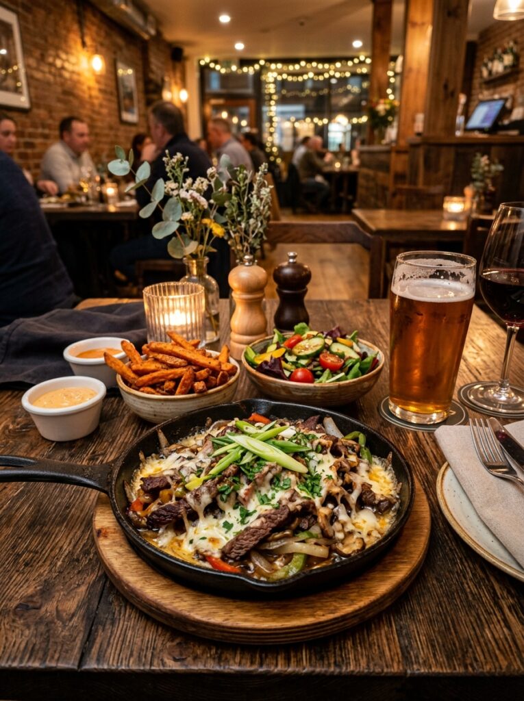 High Protein Philly Cheesesteak Skillet 15 Philly cheesesteak skillet side … 202605211157