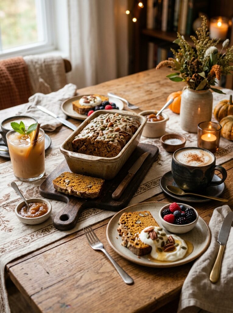 High Protein Pumpkin Bread Loaf: The Ultimate Homemade Recipe 15 Pumpkin bread loaf with side 202605211147