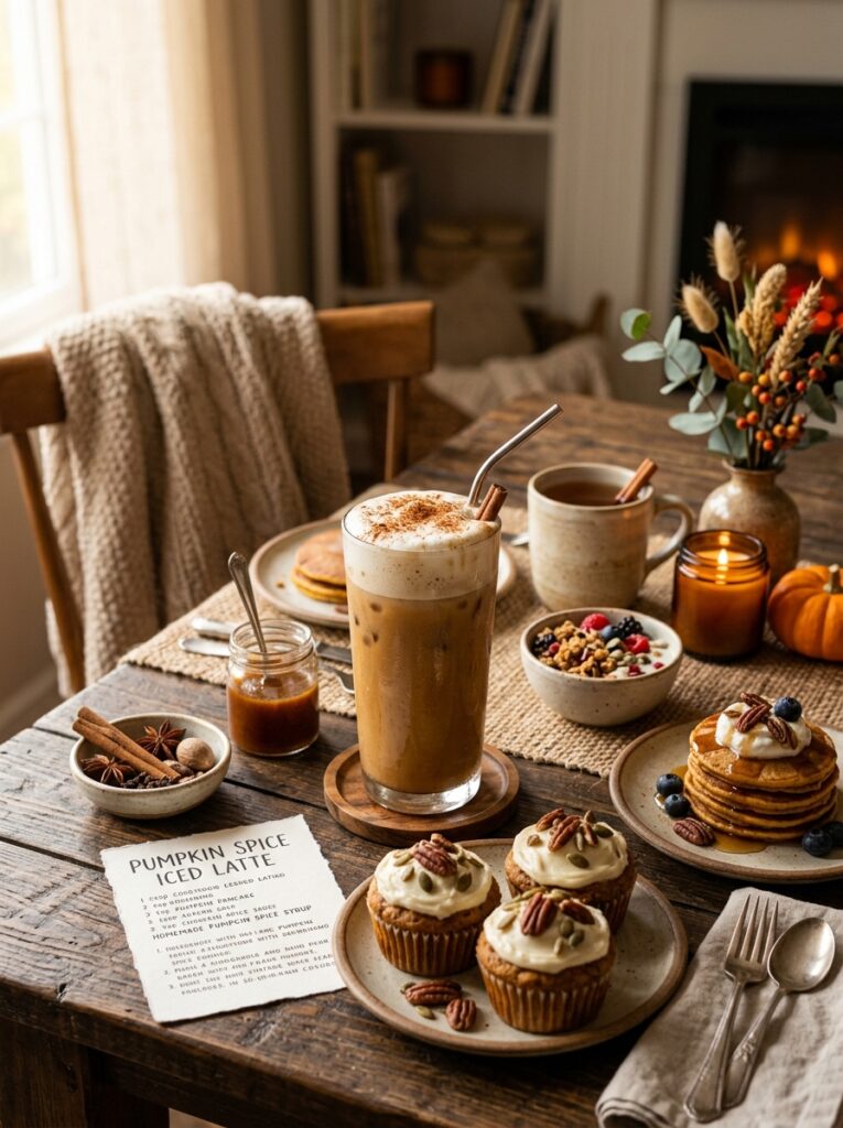 Pumpkin spice iced latte recipe 15 Pumpkin spice latte recipe setup 202606071517