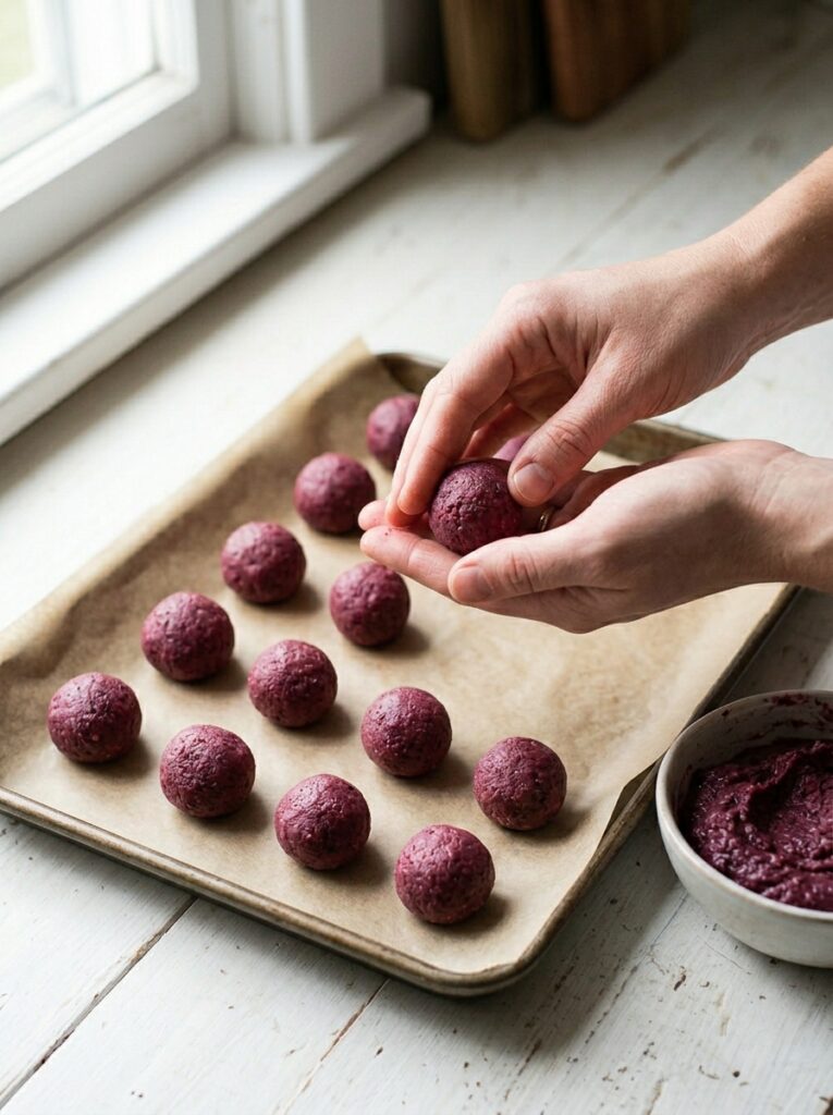 High Protein Raspberry Truffle Bites 3 Raspberry truffle bites cooking … 202605081131