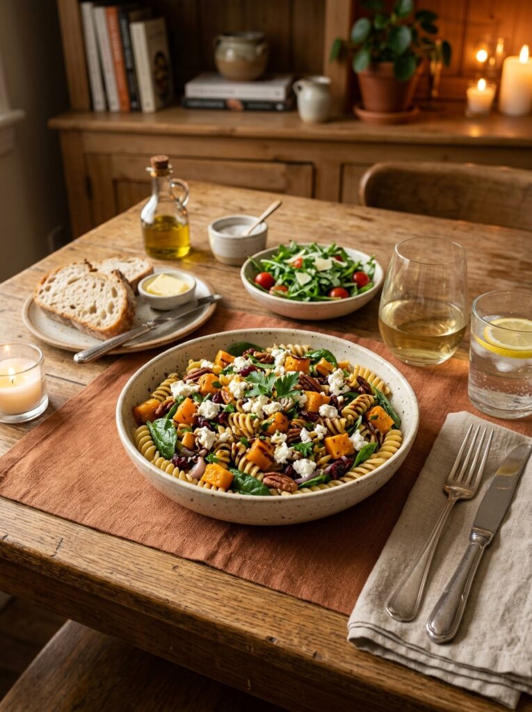 Roasted butternut squash goat cheese pasta salad 15 Roasted butternut squash pasta s… 202606051656 1
