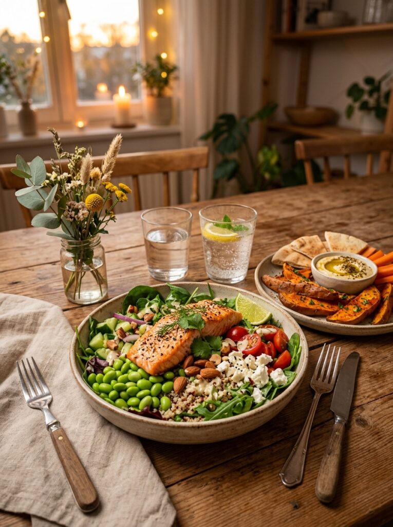 Salmon edamame salad side dishes 202605291404