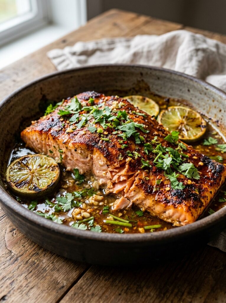 High Protein Chili Lime Salmon 12 Salmon with lime and chili 202605301531