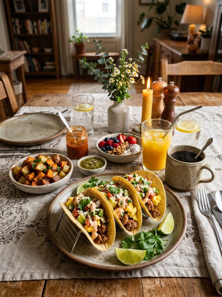 High Protein Sausage Breakfast Tacos 15 Sausage breakfast tacos side dishes 202605031812
