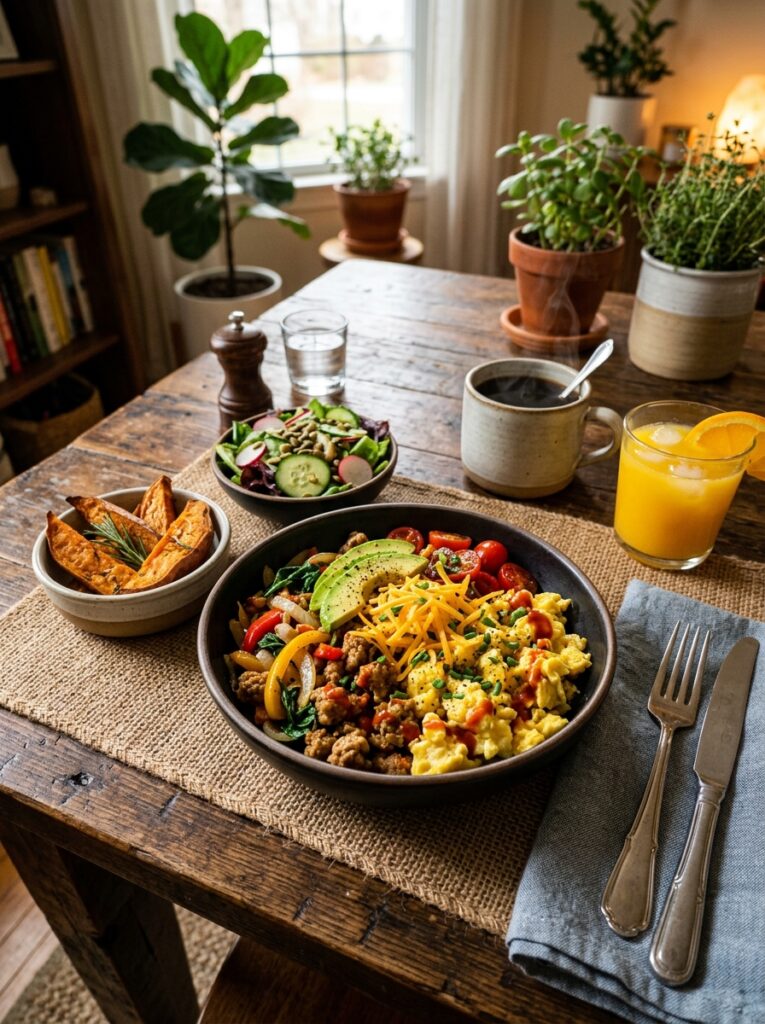 High Protein Sausage Egg Bowl Recipe 15 Sausage egg bowl setup 202605311437