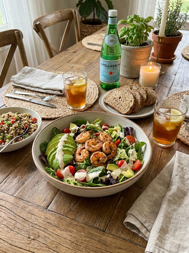 Shrimp avocado lunch salad 202605131712