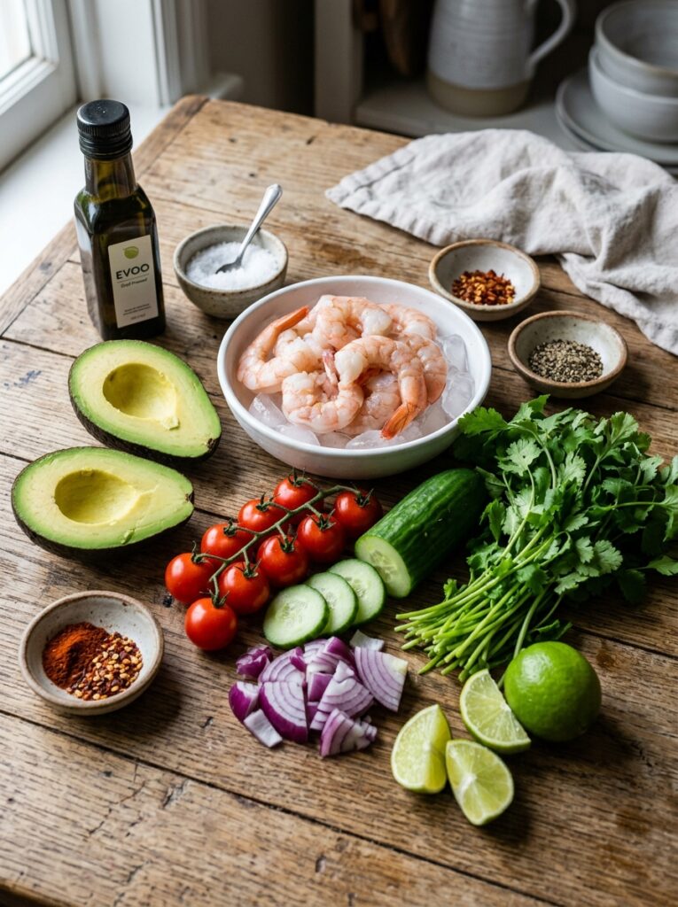 High Protein Shrimp Avocado Salad 13 Shrimp avocado salad ingredients… 202605231403