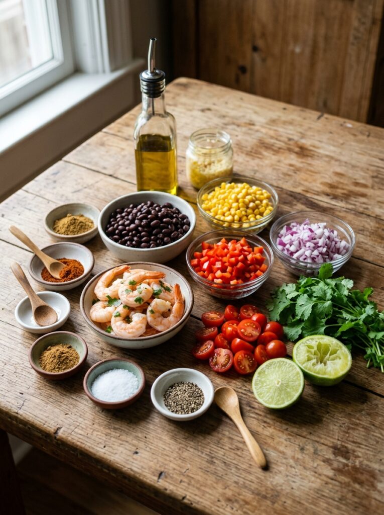 High Protein Shrimp Black Bean Salad: A Complete Homemade Recipe 13 Shrimp black bean salad ingredients 202605231428