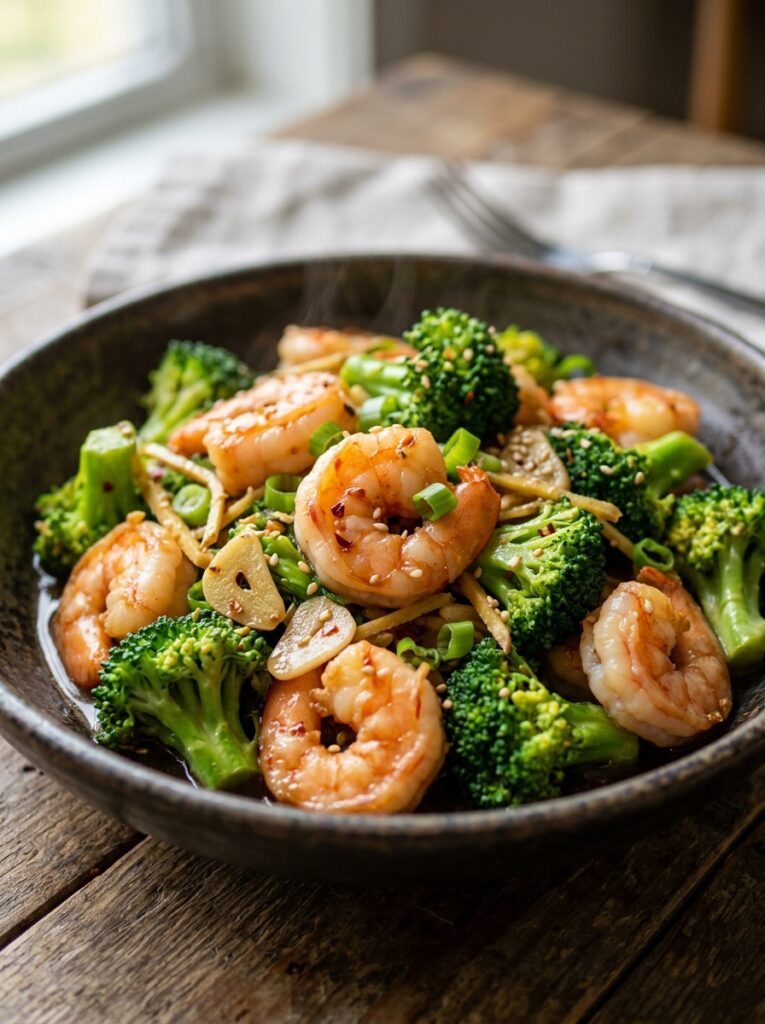 Shrimp broccoli stir fry recipe 202606021829