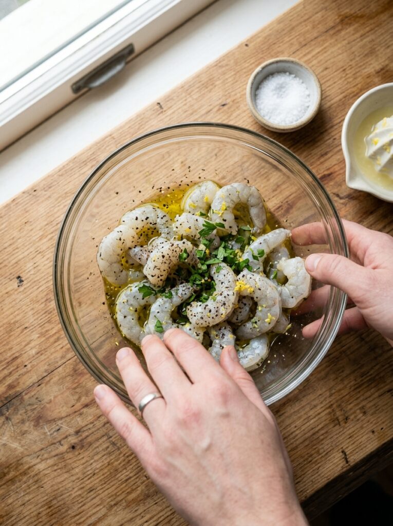 Lemon Pepper Grilled Shrimp Orzo Salad 14 Shrimp orzo salad cooking process 202606051618