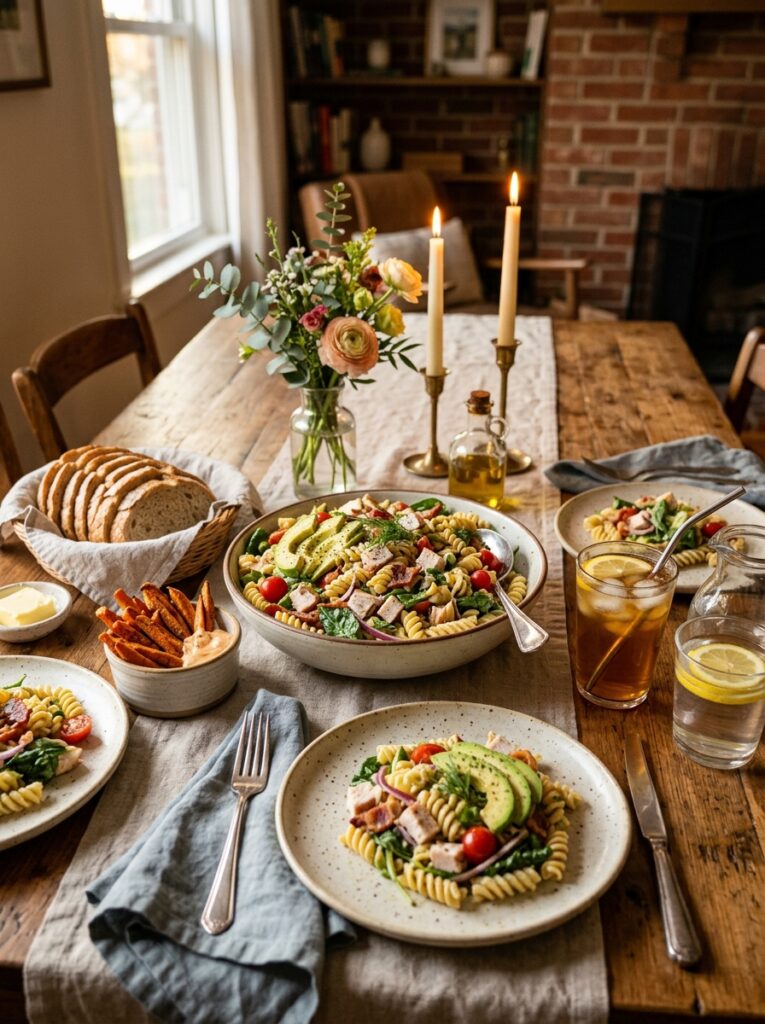 Smoked turkey avocado club pasta… 202606061932