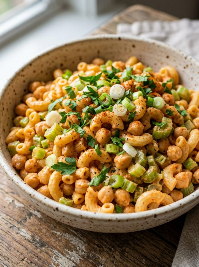 Spicy buffalo chickpea cold macaroni salad 12 Spicy buffalo chickpea macaroni … 202606051626