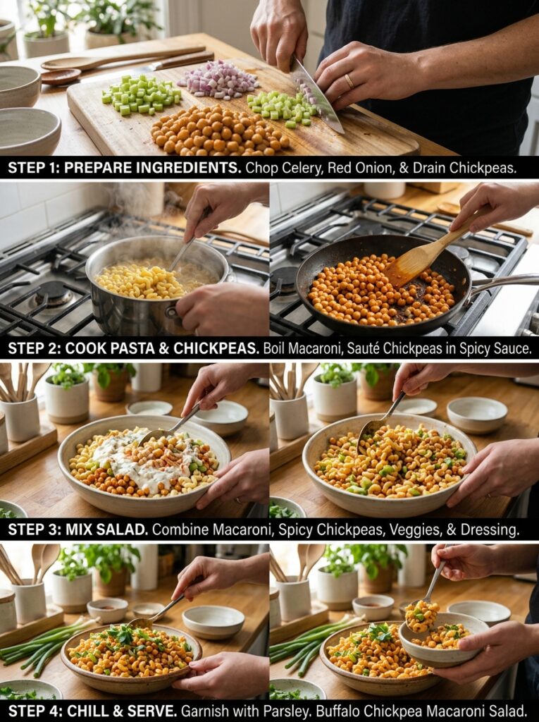 Spicy buffalo chickpea cold macaroni salad 14 Spicy buffalo chickpea salad 202606051630