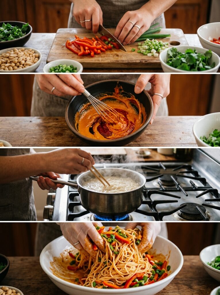 Spicy Gochujang Peanut Cold Noodle Salad Recipe 14 Spicy gochujang peanut cold nood… 202606041551