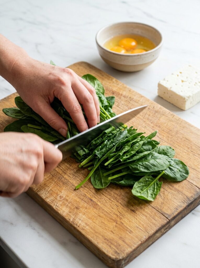 high protein spinach egg bites 14 Spinach egg bites cooking process 202605301542