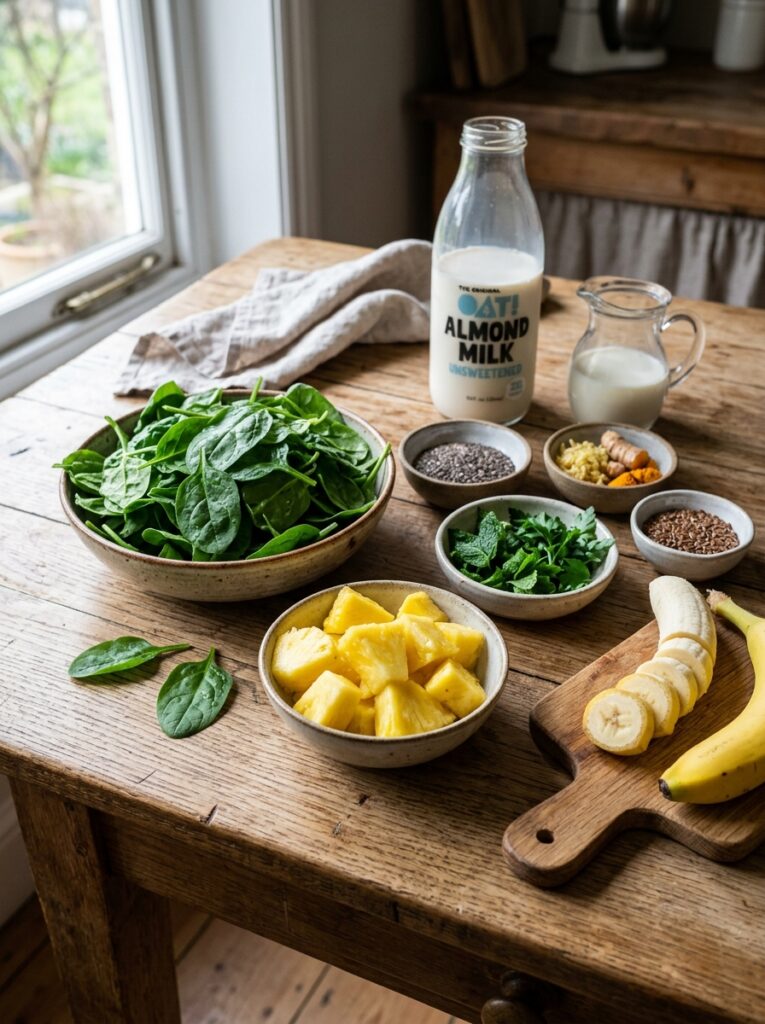 Healthy Green Smoothie Spinach Pineapple: A Complete Homemade Guide 13 Spinach pineapple ingredients fo… 202606101910