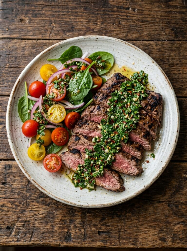 high protein steak chimichurri plate: Ultimate Homemade Recipe 17 Steak chimichurri plate recipe 202605231424