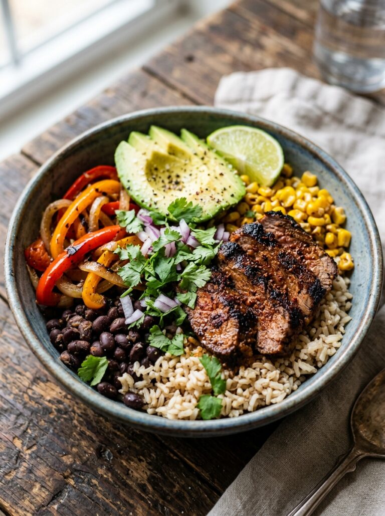 Steak fajita bowl recipe 202605091808