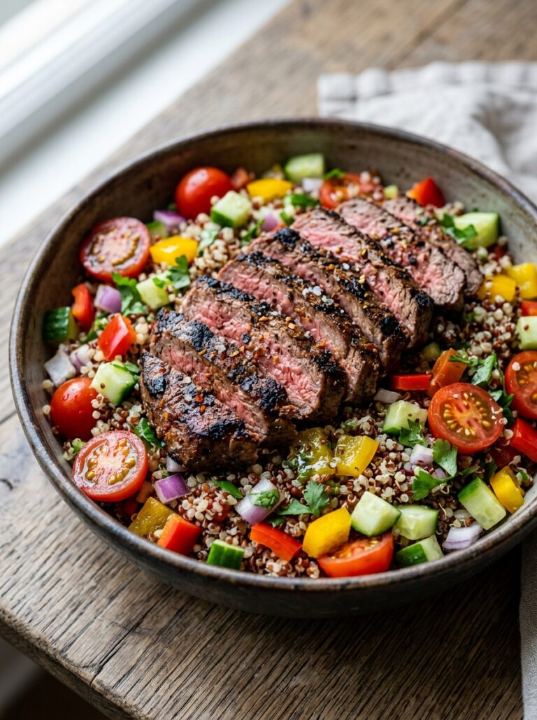 Steak quinoa salad recipe 202605171540