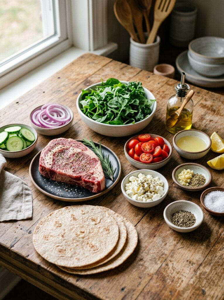 high protein steak salad wrap 13 Steak salad wrap ingredients arr… 202605101228