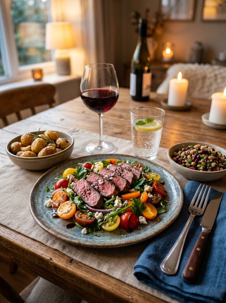 Steak tomato salad side dishes 202606021834