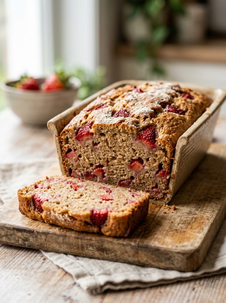 high protein strawberry loaf cake 17 Strawberry loaf cake recipe 202605231348