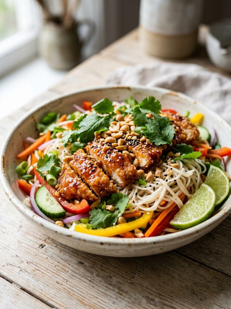 Sweet Chili Crispy Chicken Noodle Salad 12 Sweet chili chicken noodle salad 202606051633