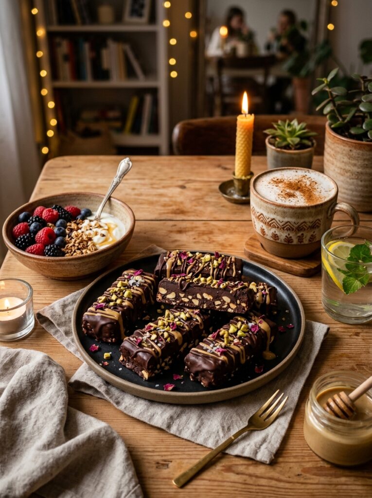 Tahini chocolate bars setup 202605291354