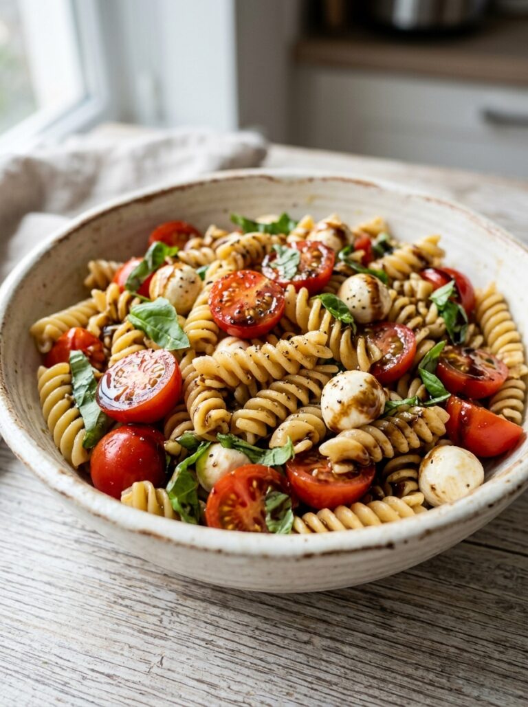 Tangy balsamic glaze caprese pasta salad 17 Tangy caprese pasta salad 202606051622