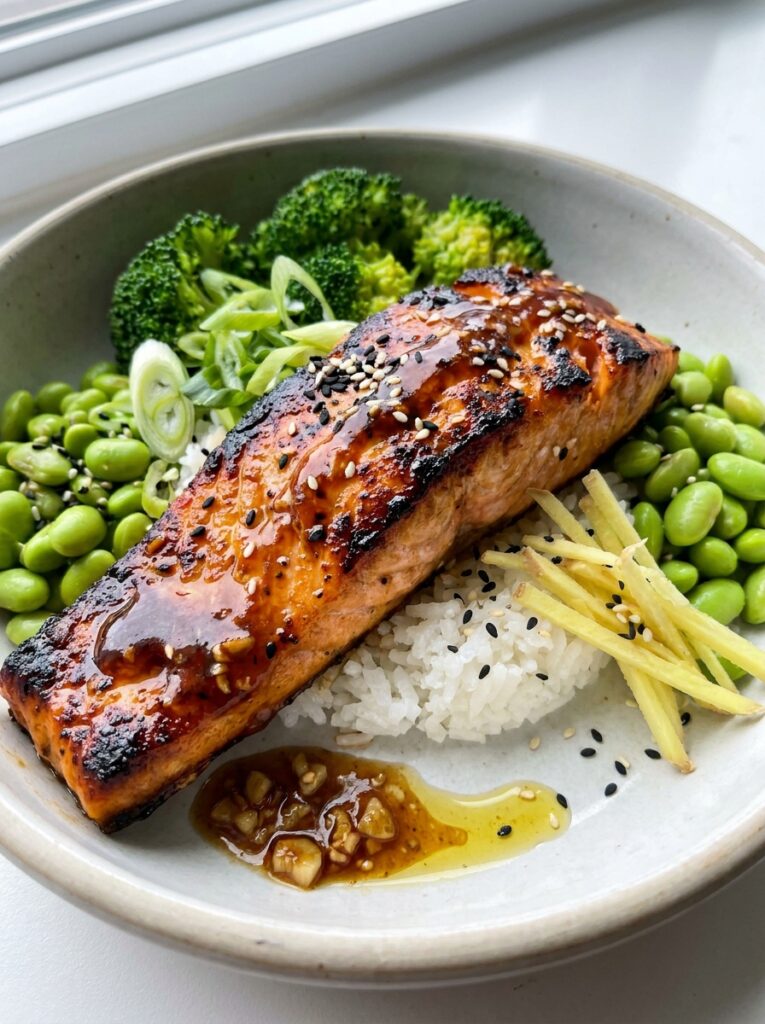 High Protein Teriyaki Salmon Bowl 12 Teriyaki salmon bowl recipe 202605131651