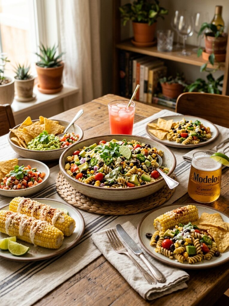 Tex Mex black bean avocado pasta salad recipe 15 Tex Mex black bean pasta 202606051554