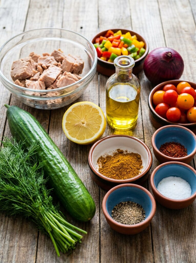 high protein tuna cucumber salad 13 Tuna cucumber salad ingredients … 202605132300