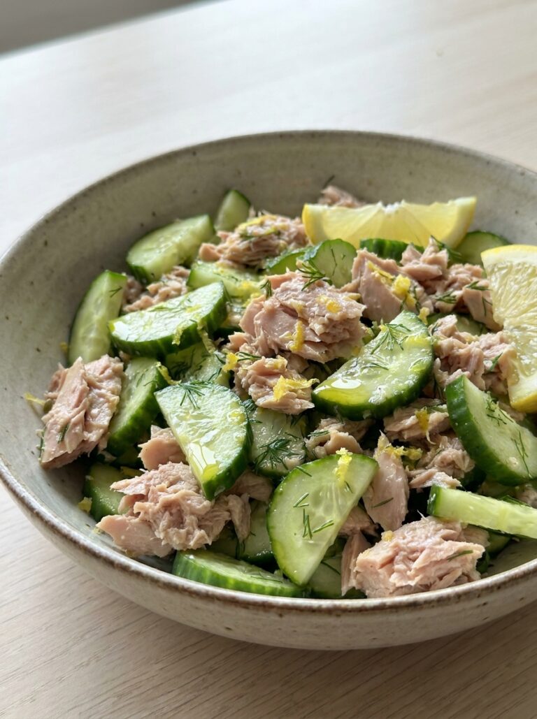 high protein tuna cucumber salad 17 Tuna cucumber salad recipe 202605132300