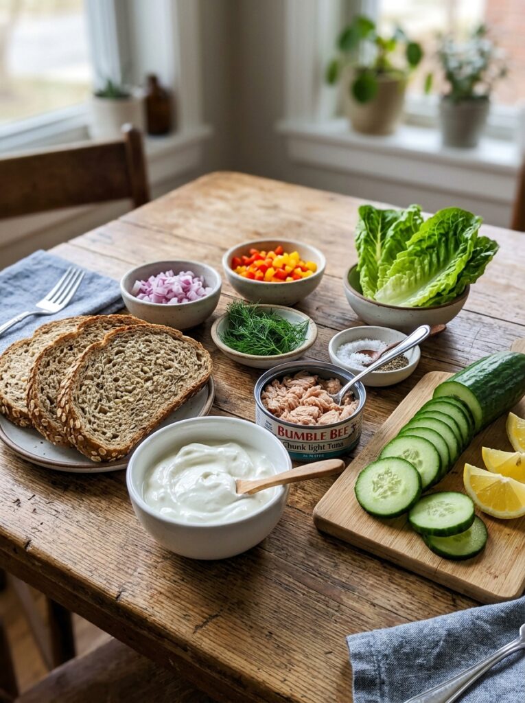high protein tuna cucumber sandwich: A Fresh, Crunchy, and Nutritious Delight 13 Tuna cucumber sandwich ingredien… 202605081925