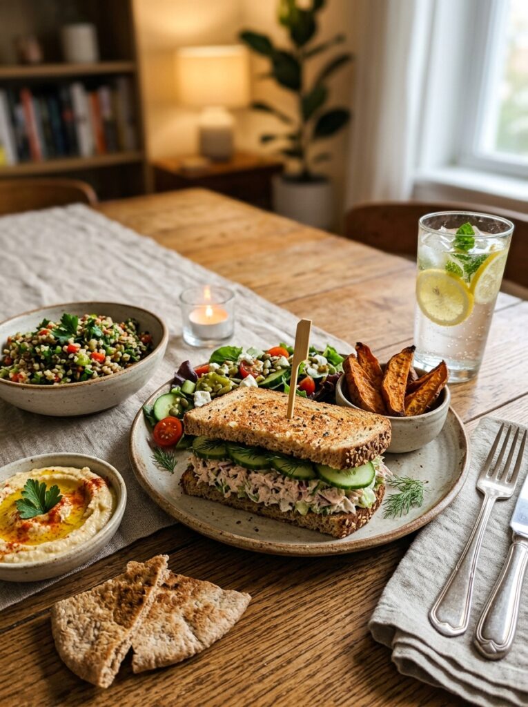 high protein tuna cucumber sandwich: A Fresh, Crunchy, and Nutritious Delight 15 Tuna cucumber sandwich setup 202605081925