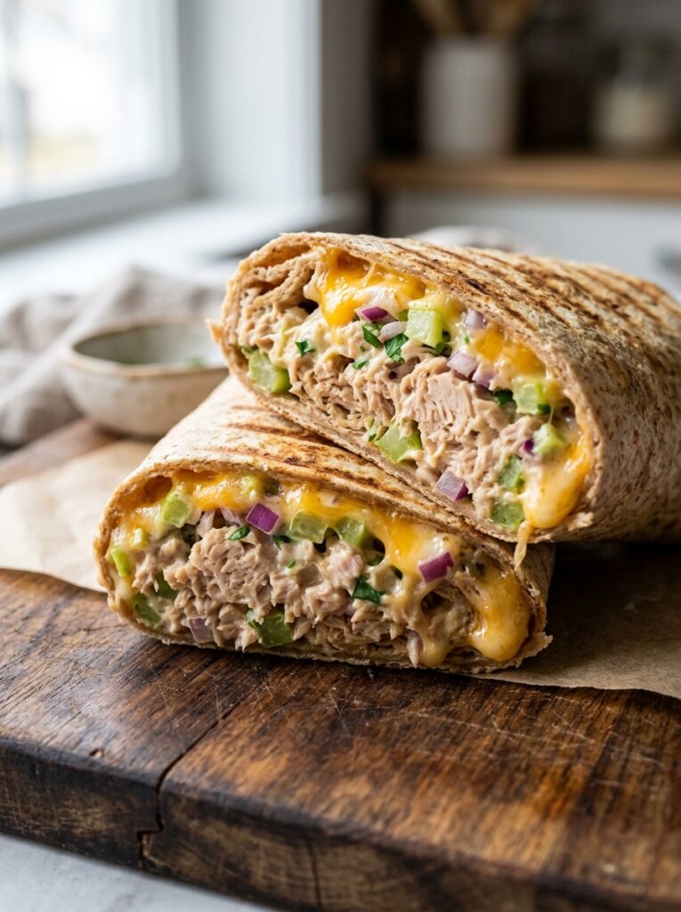 High Protein Tuna Melt Wrap: The Ultimate Healthy Lunch Recipe 12 Tuna melt wrap recipe photo 202605221552