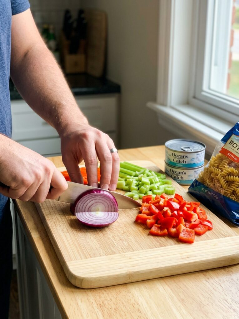 High Protein Tuna Pasta Salad: The Ultimate Healthy Meal Prep 14 Tuna pasta salad cooking process 202605211206