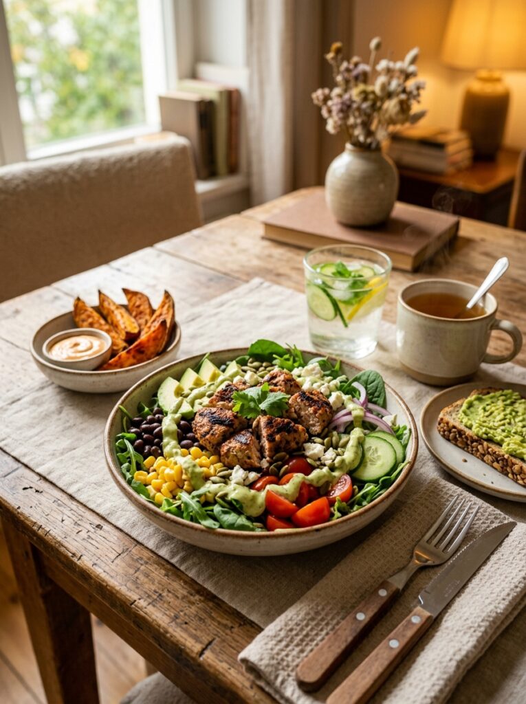 High Protein Turkey Burger Salad: A Complete Recipe Guide 15 Turkey burger salad setup 202605062116