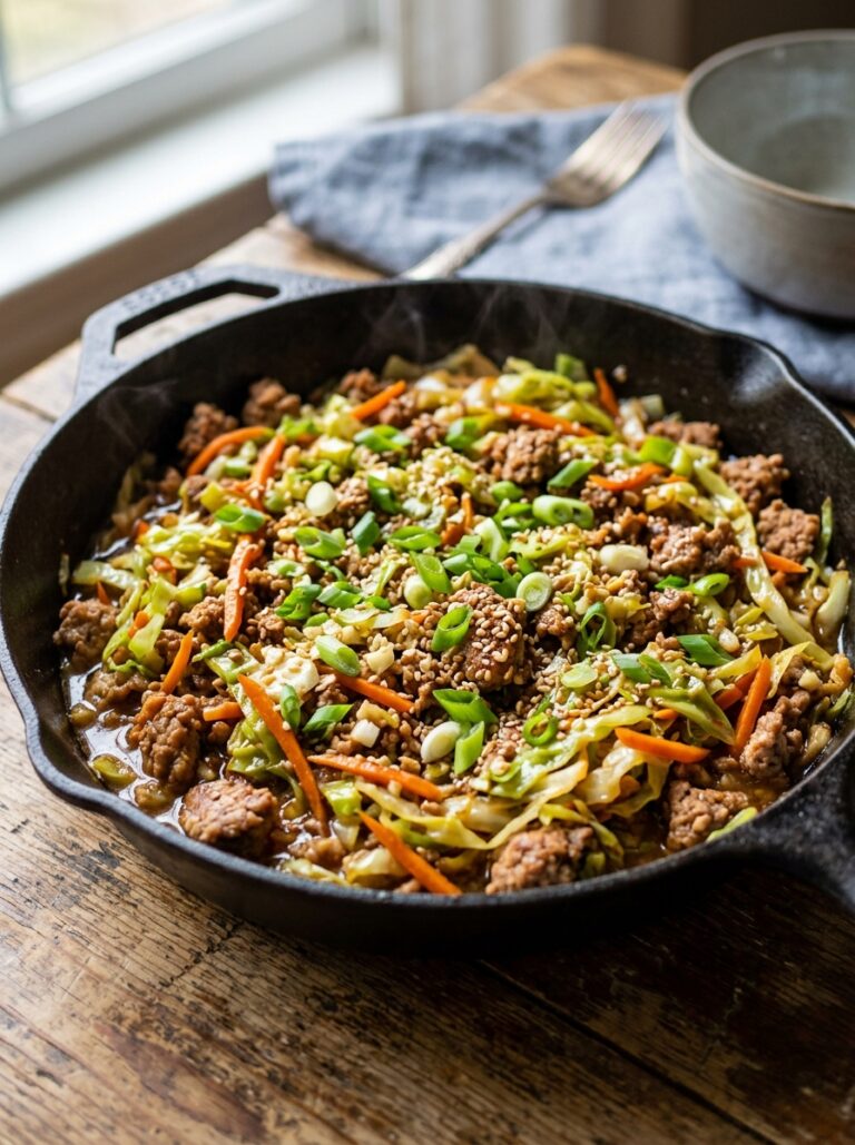 Turkey cabbage skillet recipe 202605101300