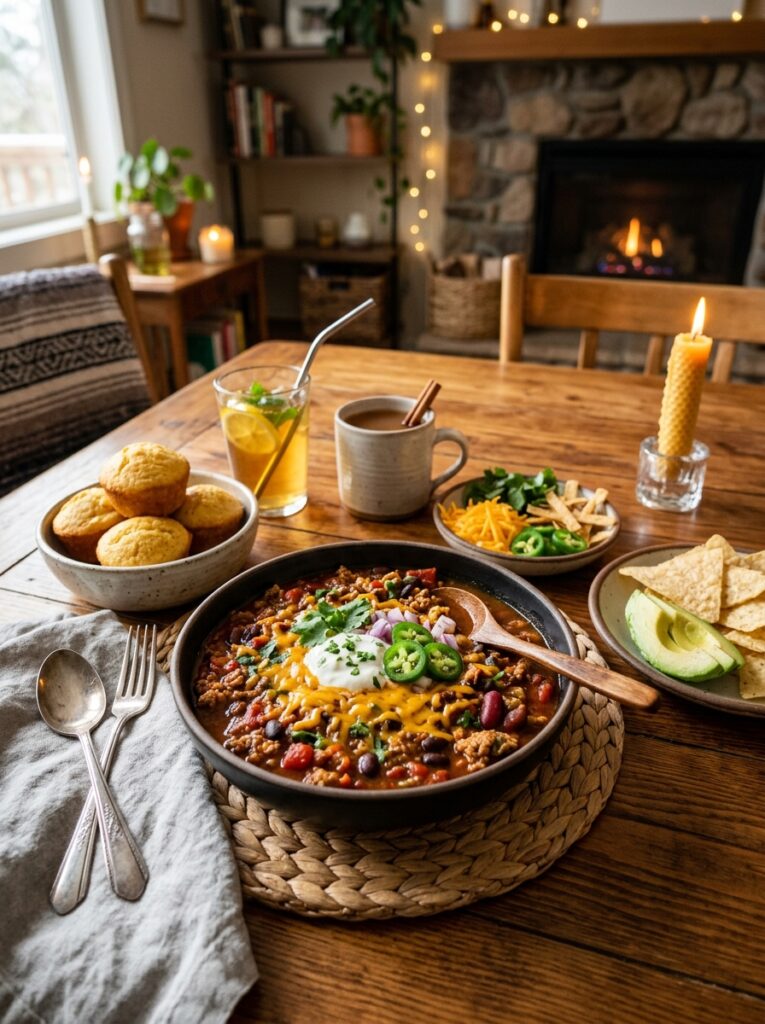 High Protein Turkey Chili Recipe: Hearty, Healthy, and Flavorful 15 Turkey chili with side dishes 202605031805