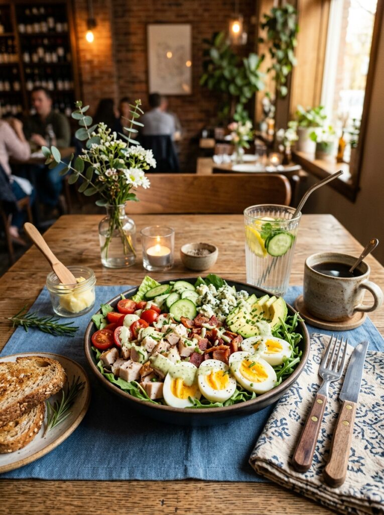 Turkey cobb lunch salad setup 202605301913