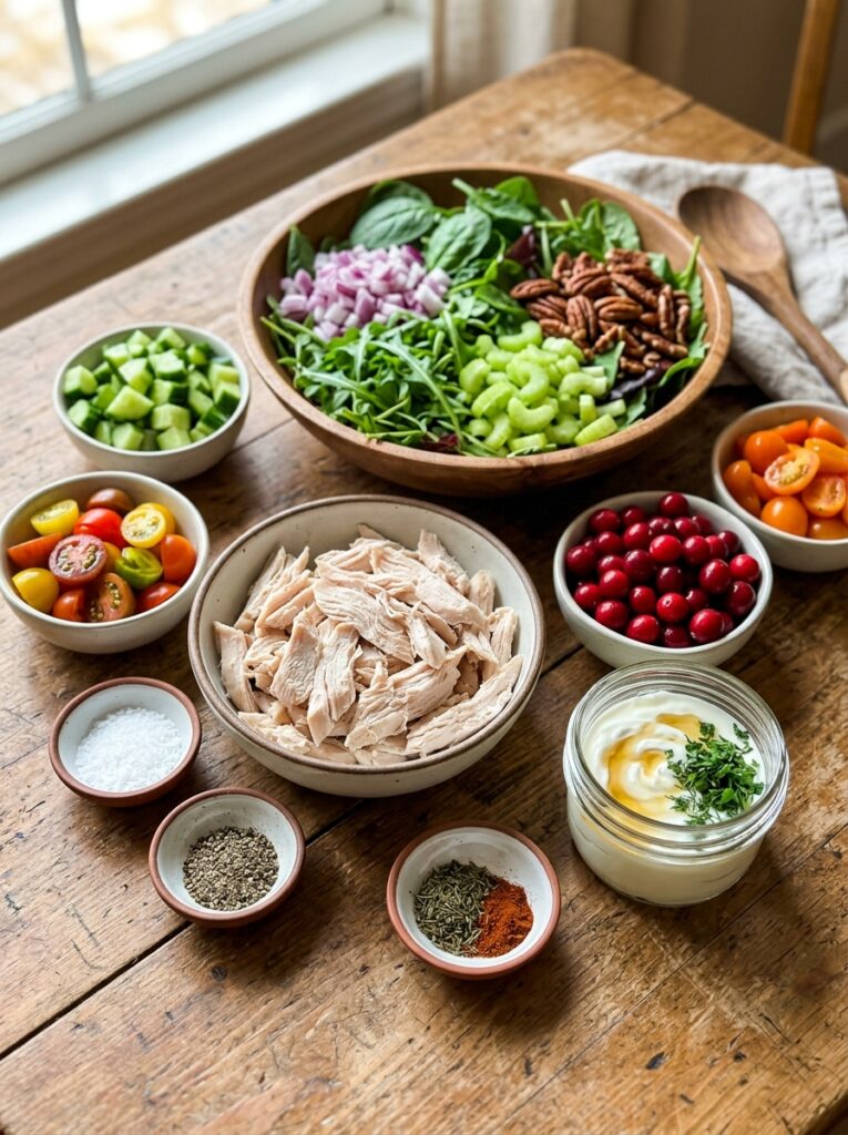High Protein Turkey Cranberry Salad Recipe 13 Turkey cranberry salad ingredien… 202605121528